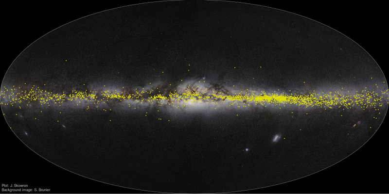 Milky Way Cepheids on the Milky Way map.